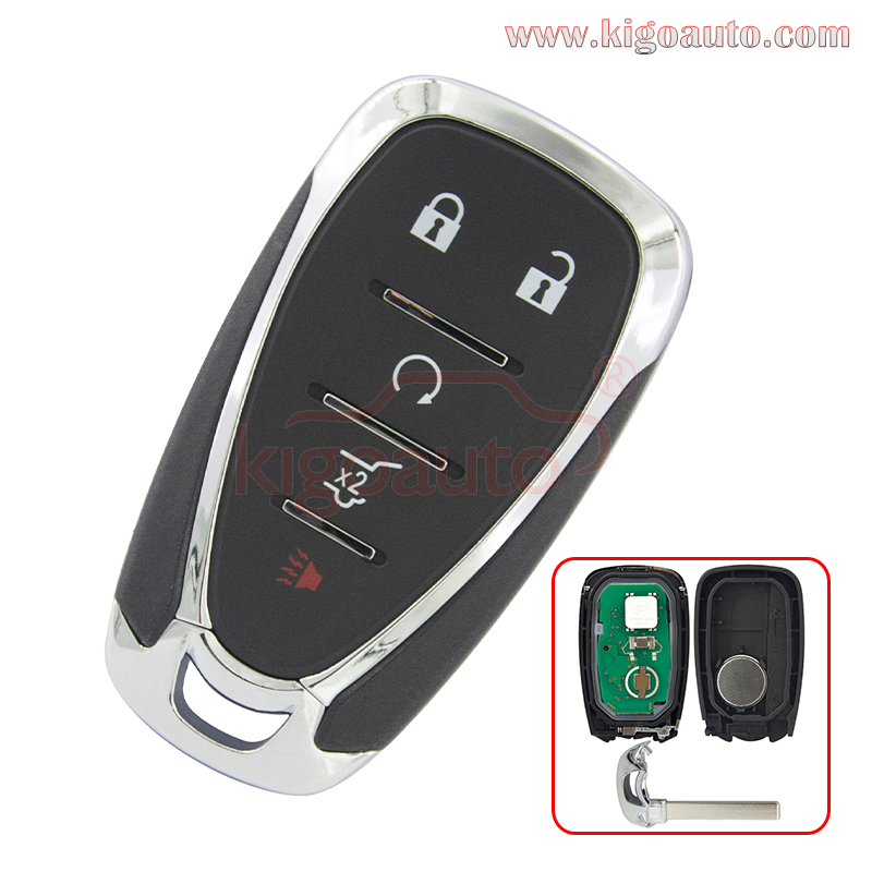 FCC HYQ4AA  315mhz smart key 5 button HYQ4EA 433mhz ID46 chip for 2018-2019 Chevrolet Equinox PN 13529636