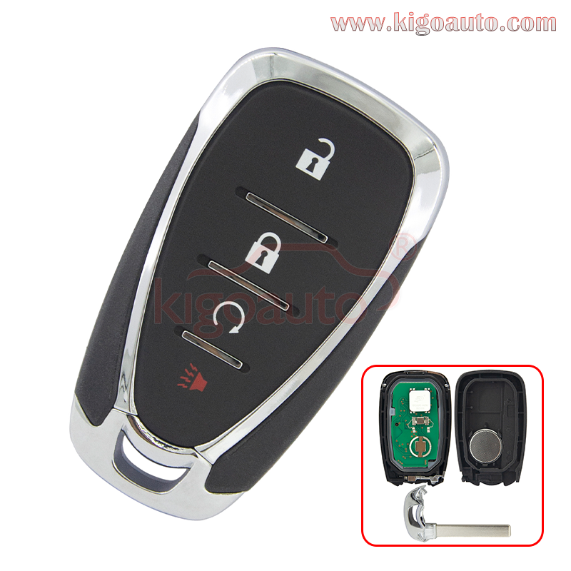 FCC HYQ4AA 315mhz Smart key HYQ4EA 433mhz ID46 chip 4 button for 2017-2022 Chevrolet Equinox Sonic  PN 13585722 13585728