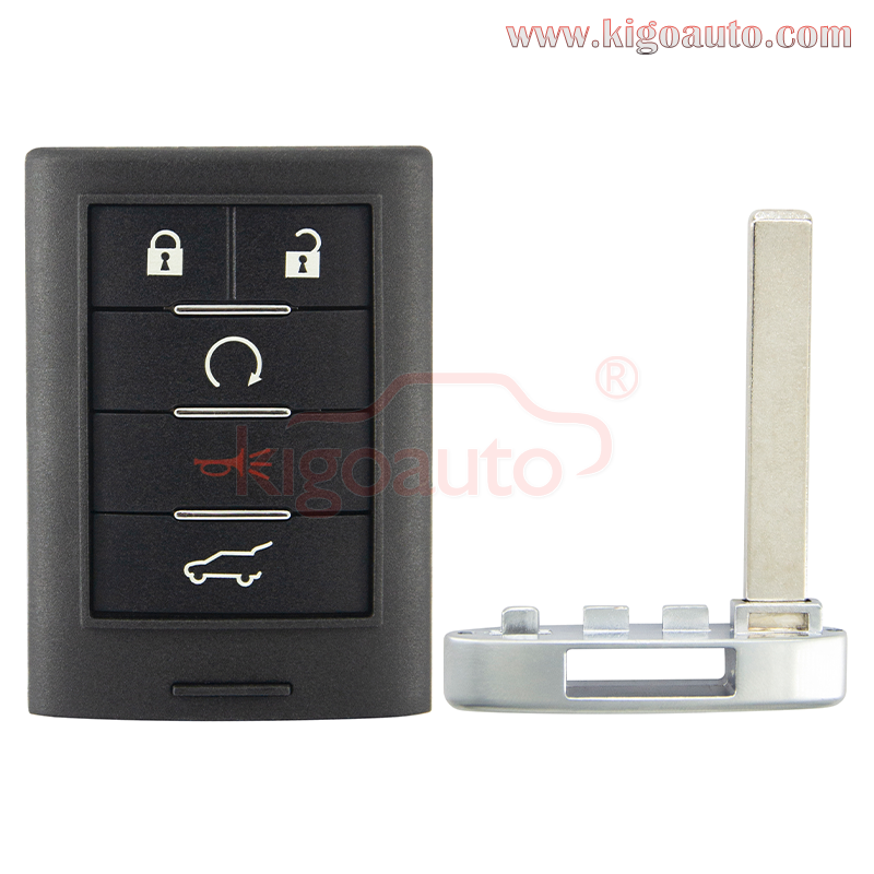 FCC M3N5WY7777A Smart key case 5 button  for Cadillac CTS Wagon 2011-2014 PN 25843983