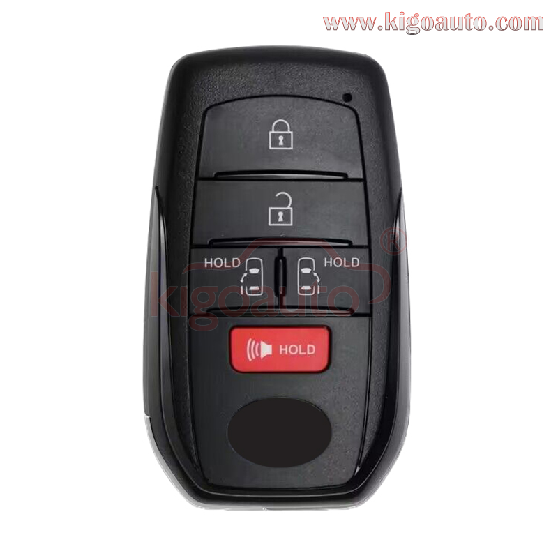 FCC HYQ14FBX Smart Key shell 5 Button for 2021-2022 Toyota Sienna Hybrid PN 8990H-08020