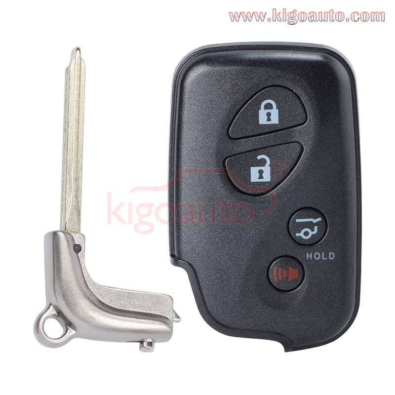 FCC HYQ14ACX Smart key 315MHZ 4 button for 2010-2020 Lexus GX460 PN: 89904-60590 (GNE Board 5290 ) Glass Button