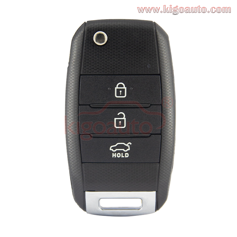 FCC OSLOKA-875T Flip key shell 3 button for Kia Soul Sportage Korte 2014-2018