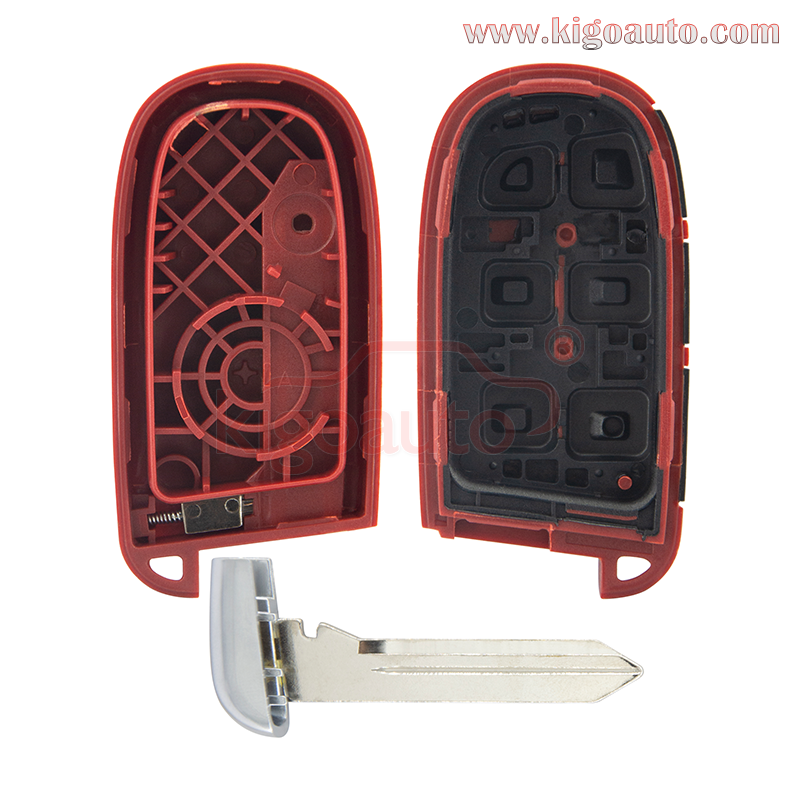 FCC M3N-40821302 Red Smart key case 5 button for Dodge Charger Challenger Chrysler 300