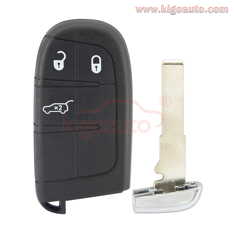 FCC M3N-40821302 Smart key 3 button 434mhz Hitag-AES 4A chip PCF7953M for Jeep Renegade 2014