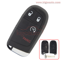 FCC M3N-40821302 Smart key case 4 button for Jeep Renegade 2015 2016 included SIP22 key blade