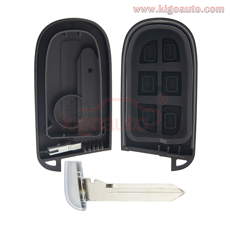 FCC GQ4-54T Smart key case 4 button for Dodge Ram 1500 2500 3500