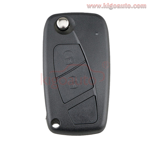 Flip remote key 2 button 434mhz PCF7941 chip SIP22 blade for Fiat
