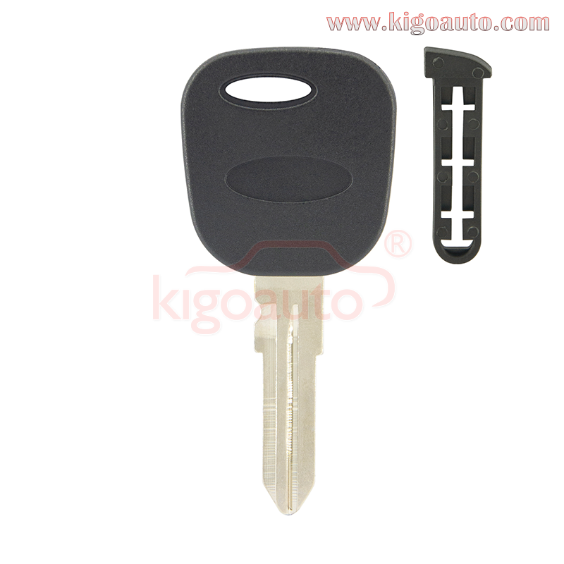 Transponder key blank no chip for Ford with chip holder