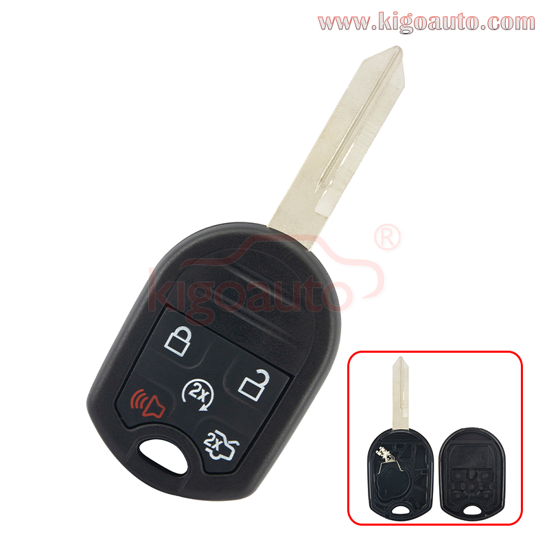 PN 164-r8000 remote key shell 5 button FO38 for Ford Expedition Explorer Flex Taurus Lincoln MKX 2012-2015