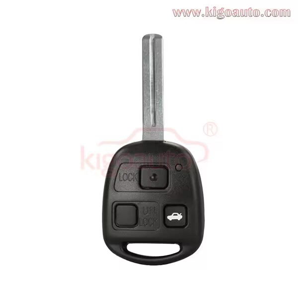 FCC HYQ1512V Remote head key 3 button TOY48 short 315mhz 4C / NO chip for 2002-2003 Lexus ES300 PN 89070-53531 / 89070-53530 / 89070-50170