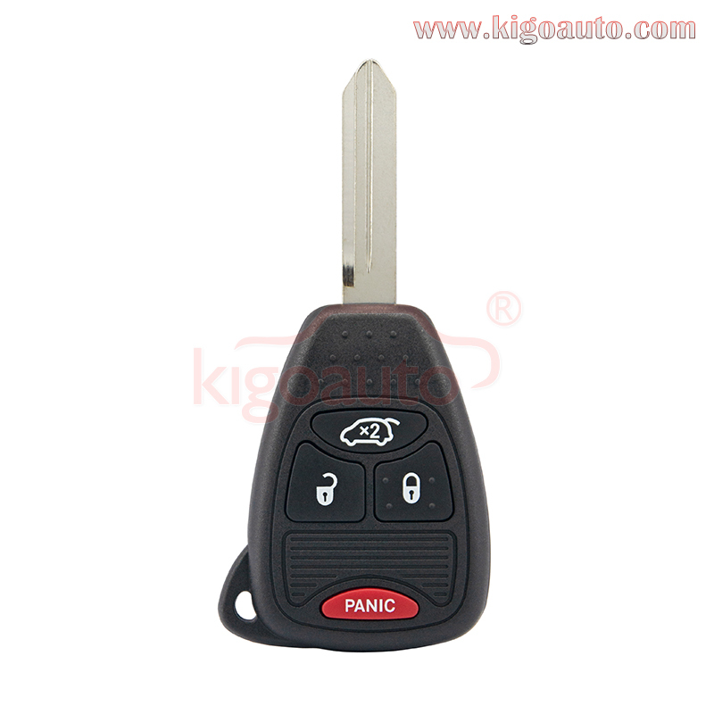FCC OHT692713AA OHT692427AA M3N5WY72XX Remote head key case 3button+panic for Chrysler Sebring Pacifica Dodge Magnum 2007