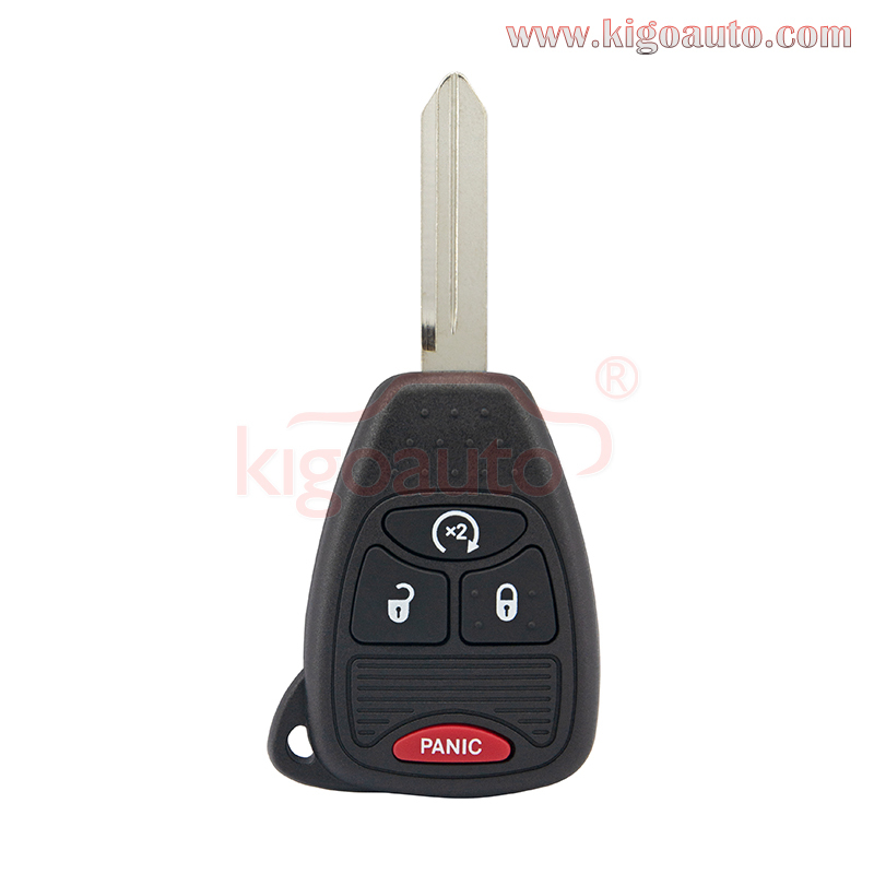 FCC OHT692713AA Remote head key 4 button 315Mhz ID46-PCF7941 chip for 2007-2018 Chrysler Aspen Dodge Caliber Jeep Compass PN 68039414AD 04589621AB