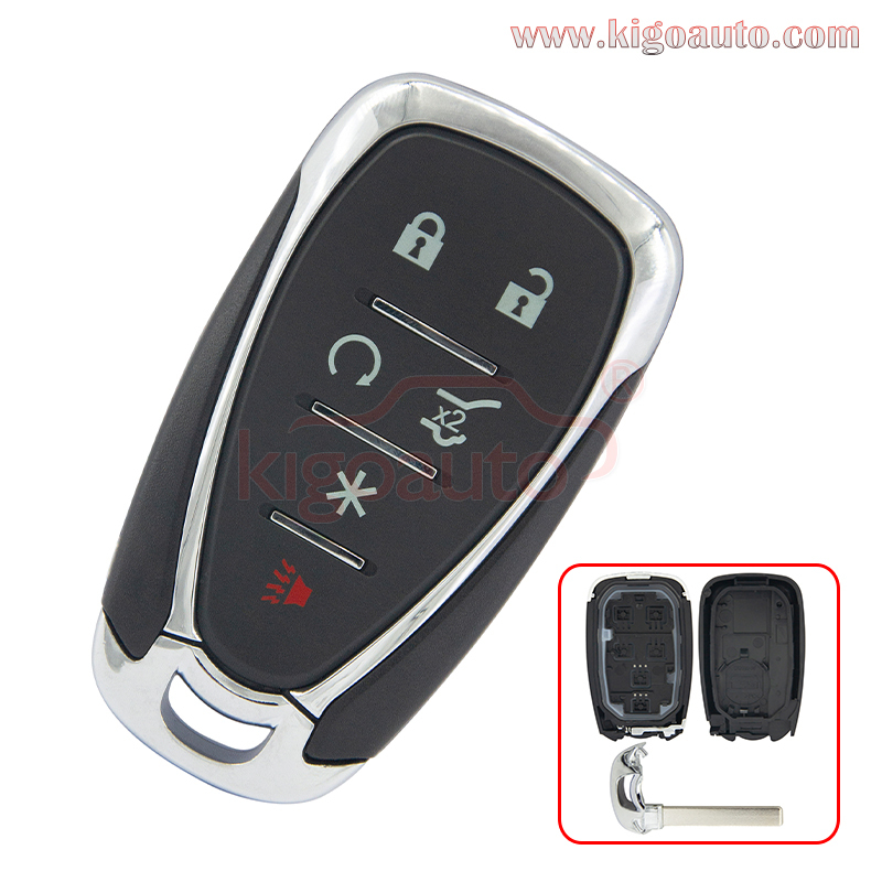 Smart key shell 6 button for Chevrolet