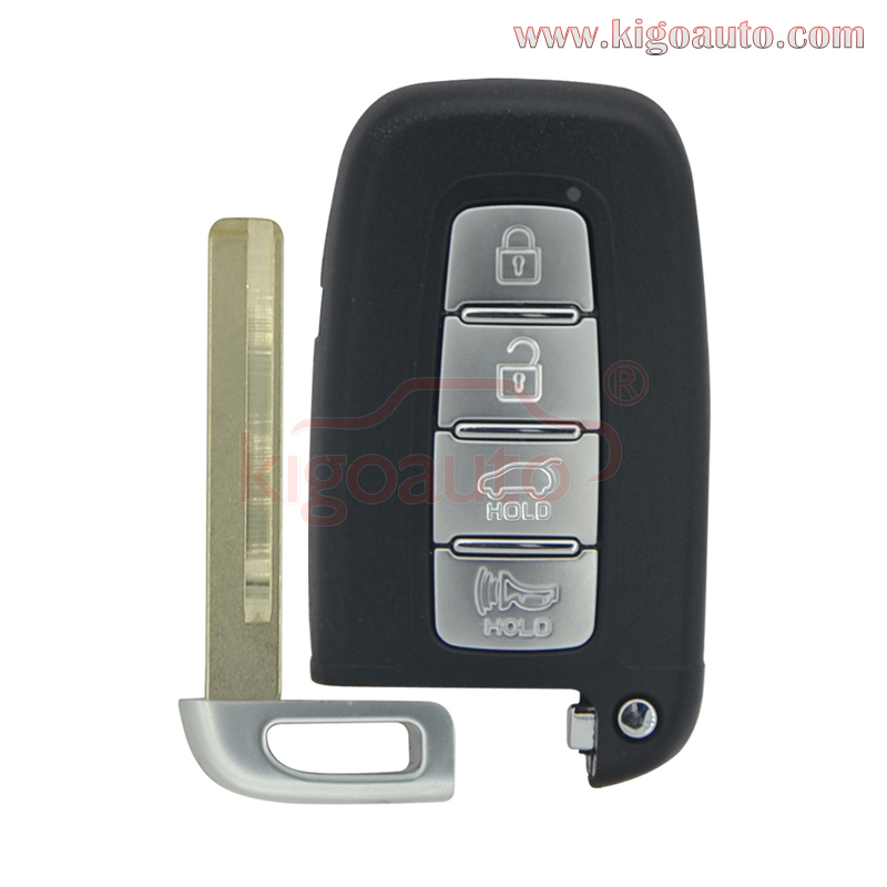 FCC SY5HMFNA04 Smart key shell 4 button for 2011-2017 Hyundai Veloster Elantra GT PN 95440-2V100 / HY18