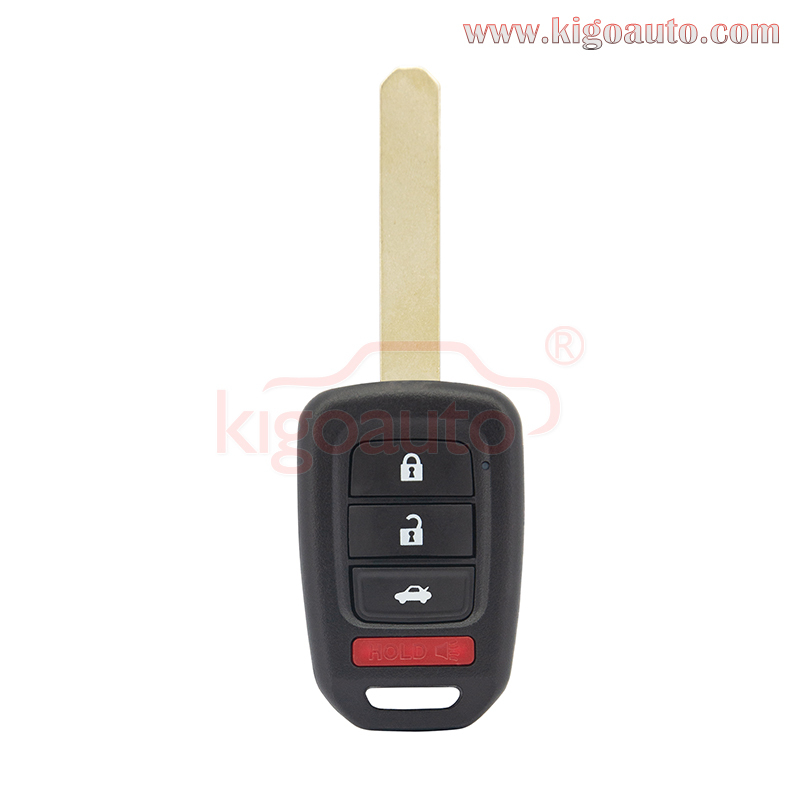 Remote key shell 3 button with panic HON66 for Honda FCC MLBHLIK6 1T