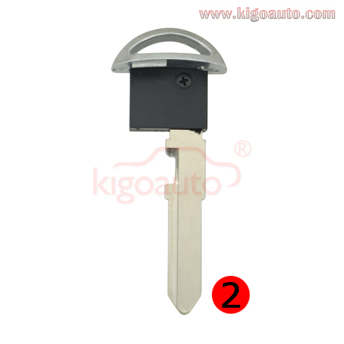 PN KDY3-76-201 D6Y1-67-2GXC D6Y1-76-2GXB Emergency Key Blade for FCC KR5WK49383 WAZSKE13D01 Mazda Smart Key Non-Transponder