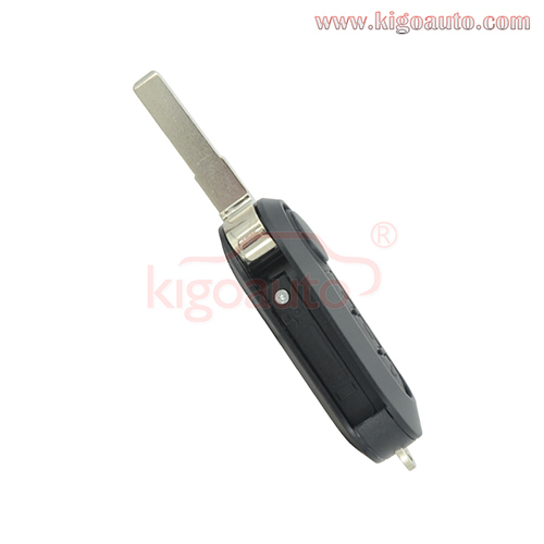 FCC LTQFI2AM433TX Flip remote key 3 button 433mhz ID46-PCF7946 chip SIP22 blade for Fiat 500 (Delphi system)