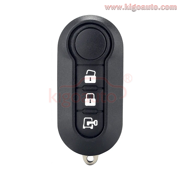 FCC LTQFI2AM433TX Flip Remote Key 3 Button 433mhz ID46 PCF7946 Chip