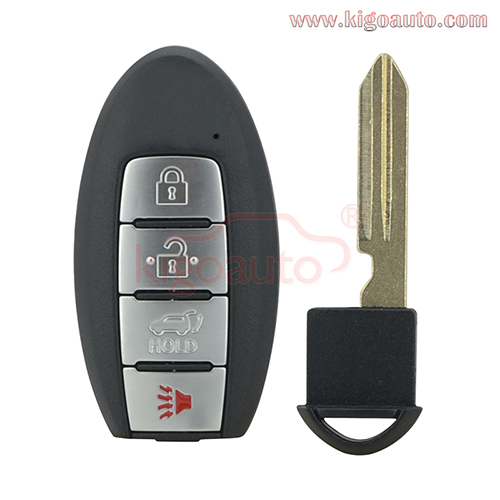 S180144903 Smart Key 4 Button 434 MHz FSK NCF29A1M HITAG AES 4A CHIP For 2013-2020 Nissan Pathfinder FCC ID: KR5TXN1 PN: 285E3-9UF3A NSN14 (SUV)