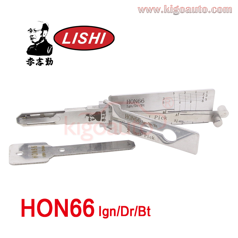 Lishi 2in1 Decoder HON66 Ign/Dr/Bt