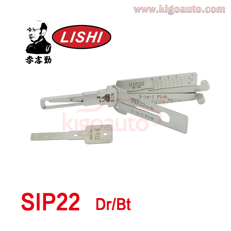 Original LISHI 2in1 decoder SIP22 Dr/Bt