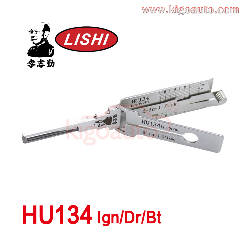Original Lishi 2 in 1 Pick HU134 Ign/Dr/Bt
