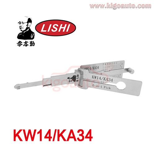 Lishi 2-in-1 Pick & Decoder KW14/KA34