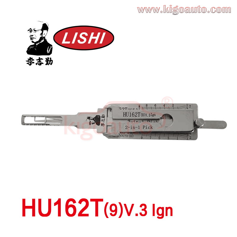 Original Lishi 2in1 Pick HU162T(9)V.3 Ign