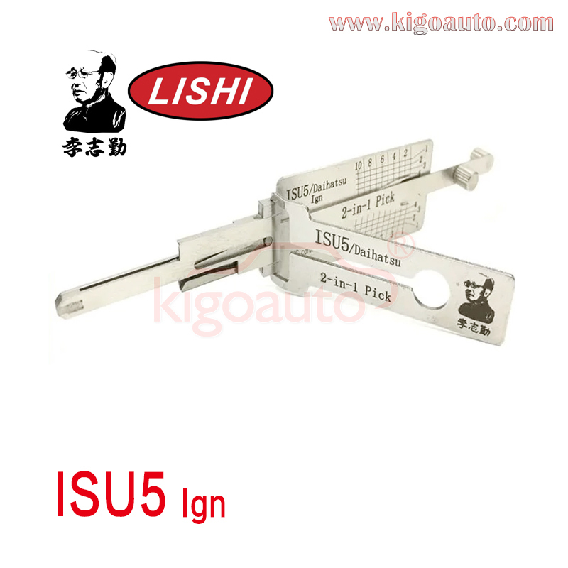 Original Lishi ISU5 Ign 2-in-1 Lock Pick for Isuzu