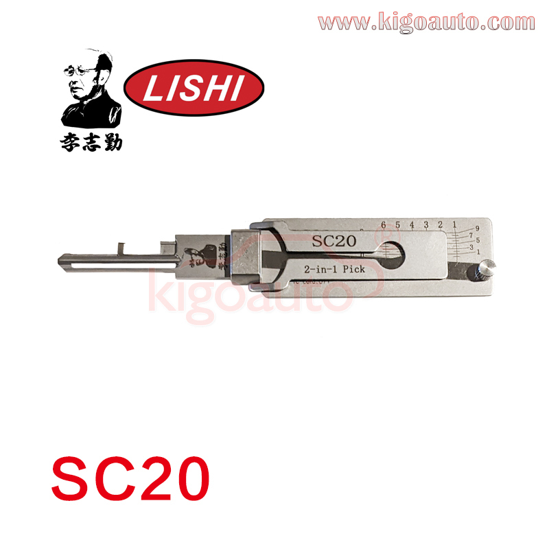 Original Lishi SC20 2-in-1 Pick and Decoder  for Schlage Keyway Residential tool