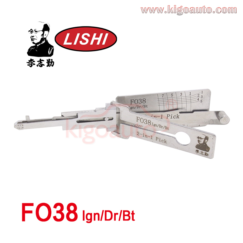 Original Lishi 2in1 Pick FO38 Ign/ Dr/Bt