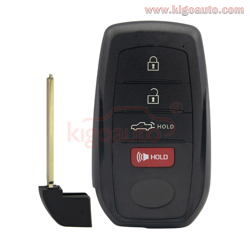 FCC HYQ14FBX Smart Key shell 4 Button for 2022-2023 Toyota Tundra PN 8990H-0C010