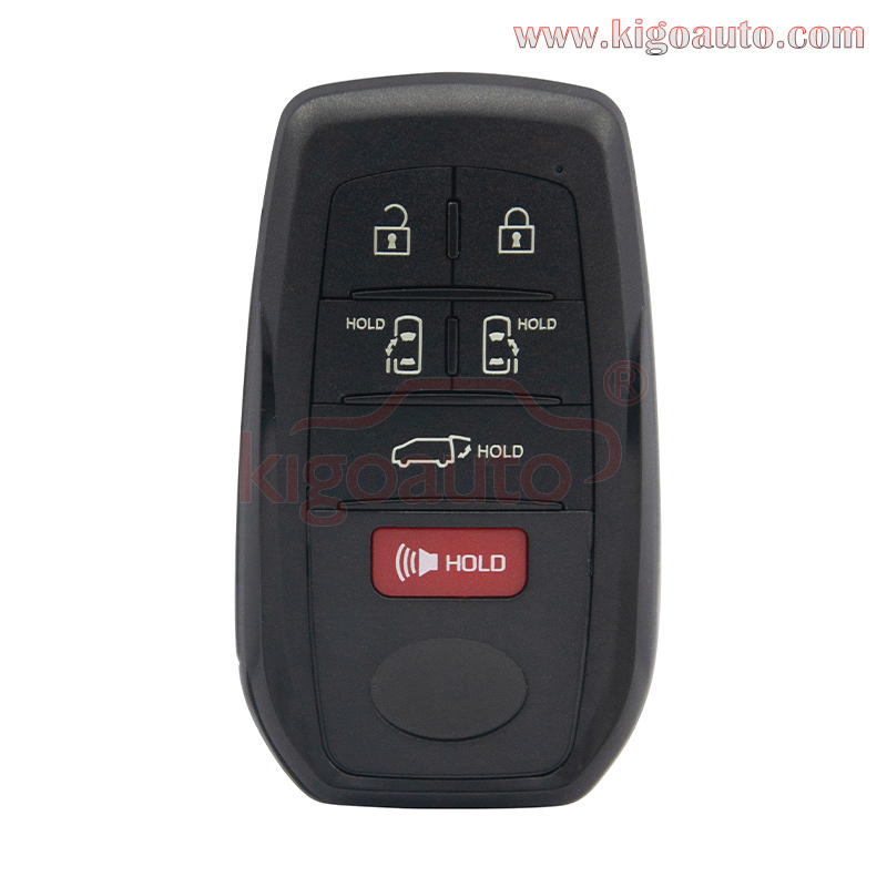 FCC HYQ14FBX Smart Key shell 6 Button for 2021-2022 Toyota Sienna Hybrid PN 8990H-08010