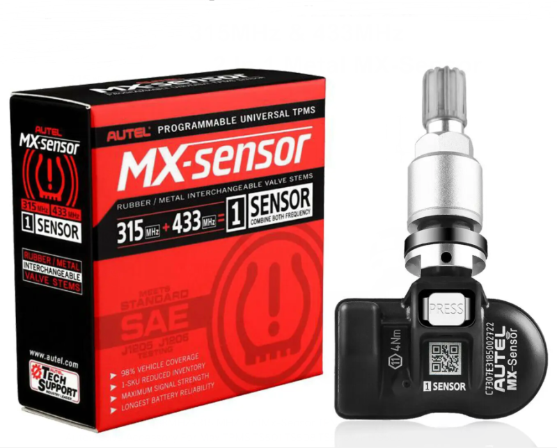 Autel MX Sensor 433MHZ+315MHZ 2 in1 Mx-Sensor TPMS Tire Repair Tool Automotive Accessory For MaxiTPMS TS501 TS508 TS508WF ITS600