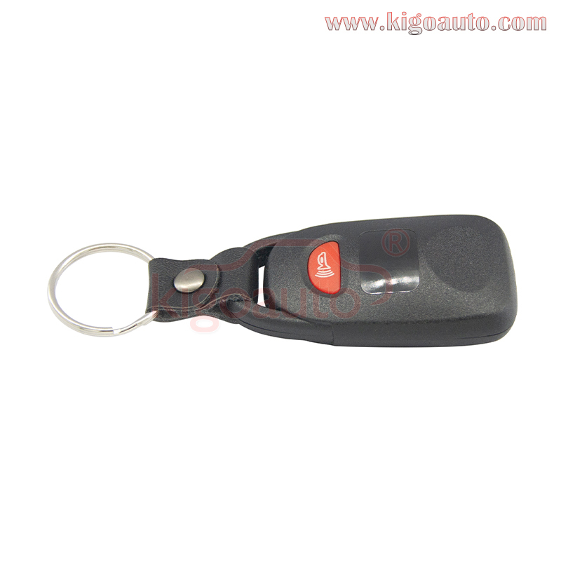 Remote fob key shell 3 button with panic for Hyundai Elantra Sonata Kia Cerato