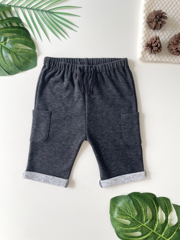 Baby Brushed Knit Cargo Pants