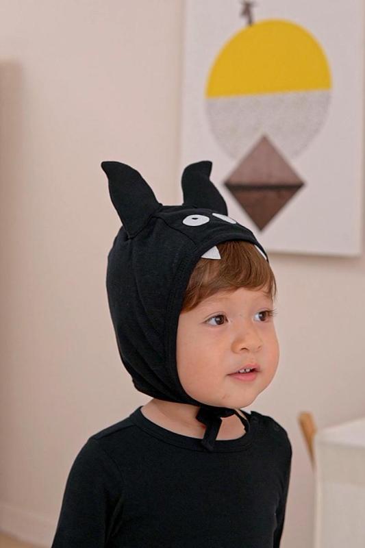 baby bat halloween bodysuit and hat set