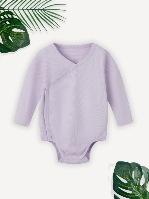 baby unisex long sleeves side snap bodysuit