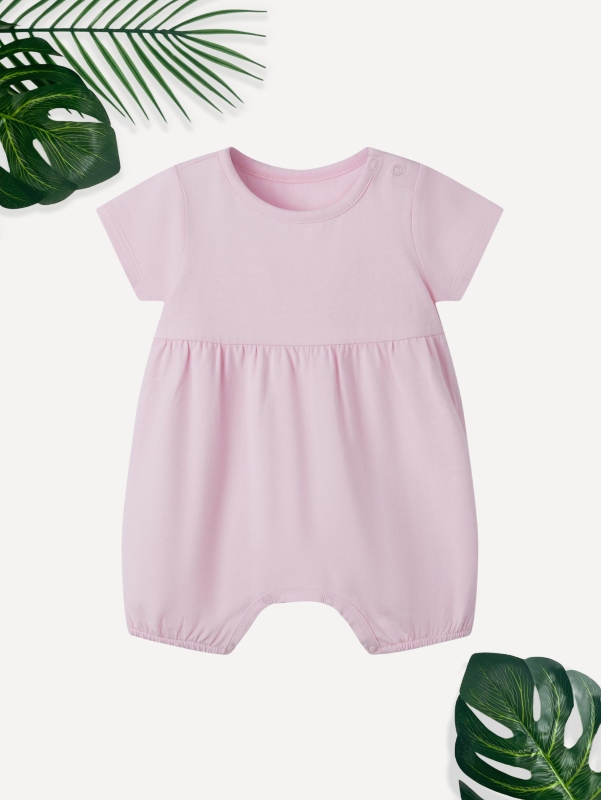 baby unisex short sleeve romper