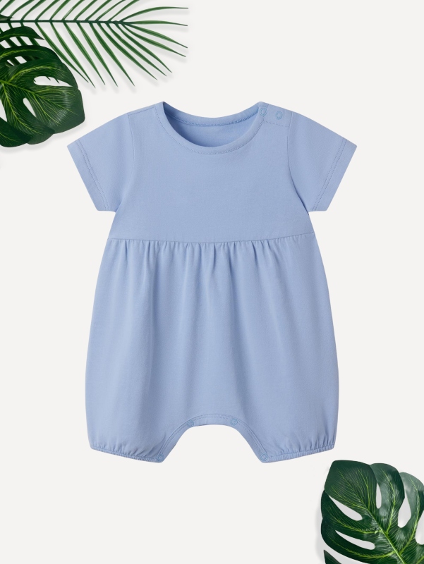 baby unisex short sleeve romper