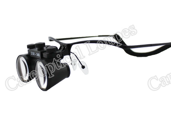 Flip Up dental surgical loupes 2.5X 3.0X 3.5X With no lens staiinless stell frames