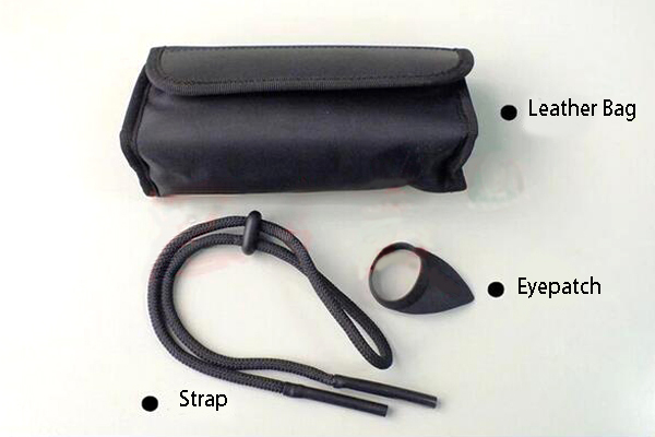 Spectacle type bifocal monocular with 5 lenses C-8541