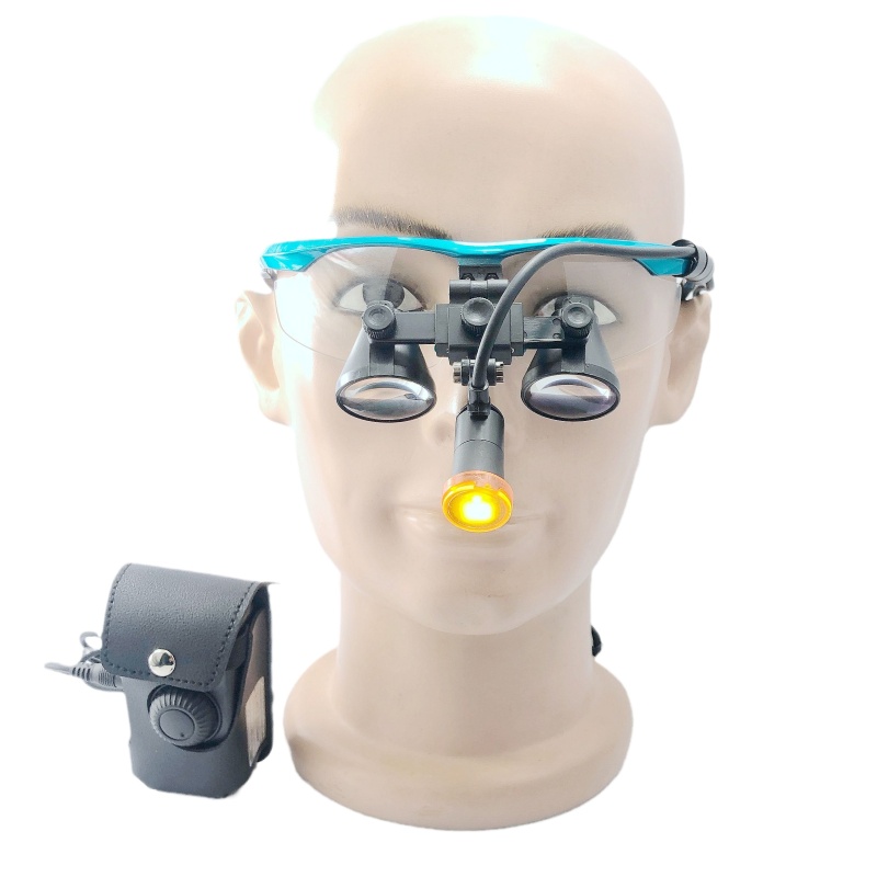 Flip Up dental surgical loupes 2.5x 3.0x 3.5x with Sports frames
