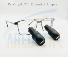 Careoptik Custom-Made TTL Prismatic (Kepler) Dental Surgical Loupes 4.0X 5.0X 6.0X With Titanium Frames
