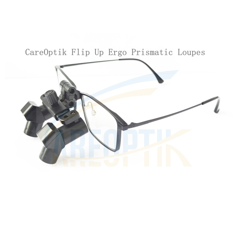 CareOptik Ergo Flip Up Prismatic Loupes 3.5x 4.5x 5.5x 6.5x