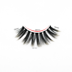 Colorful eyelashes