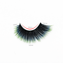 Colorful eyelashes