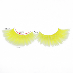 Colorful eyelashes