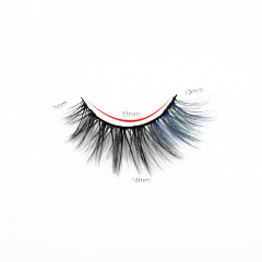 Colorful eyelashes