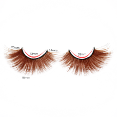 Colorful eyelashes